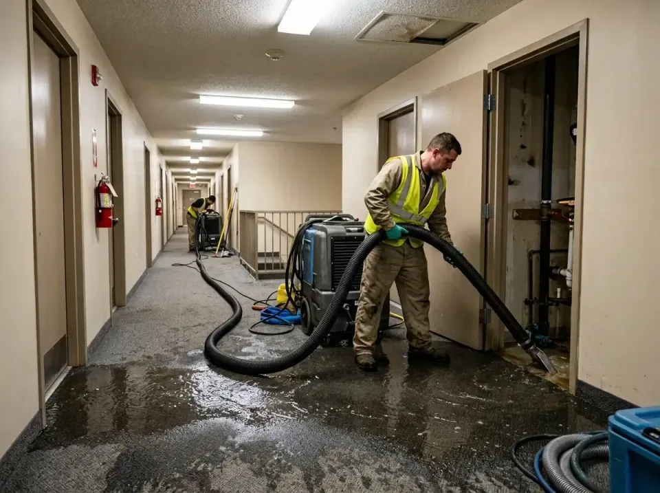 multi-unit-apartment-hallway-f-005 — frequently asked questions, Emergency Burst Pipe Water Extraction & Removal in Justice,…